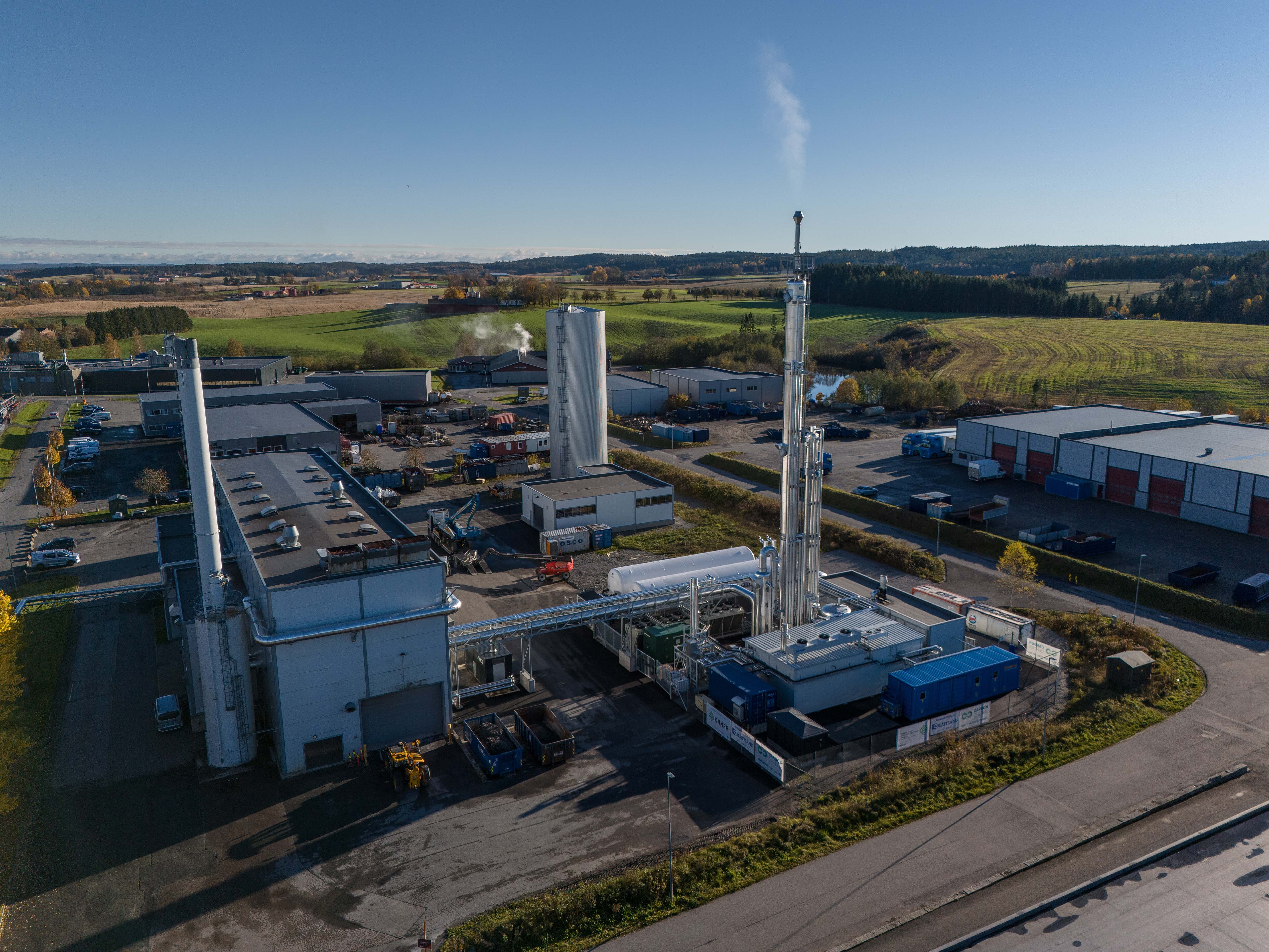 En global nyhet: Carbon Centric åpner offisielt karbonfangstanlegget i Rakkestad