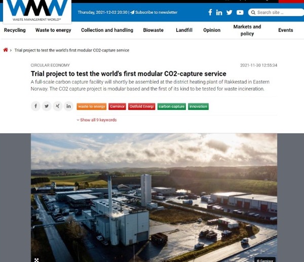 Oppmerksomhet i Waste Management World©
