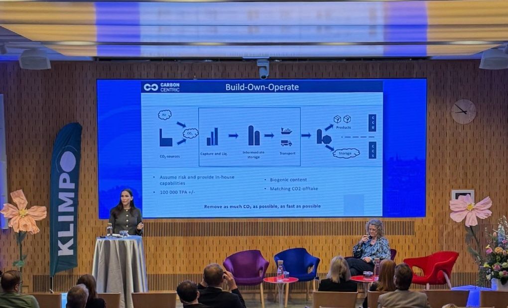 Rebecka Kalnes presenterer Carbon Centrics Build-Own-Operate-modell på The Carbon Capture X-Pedition 2026