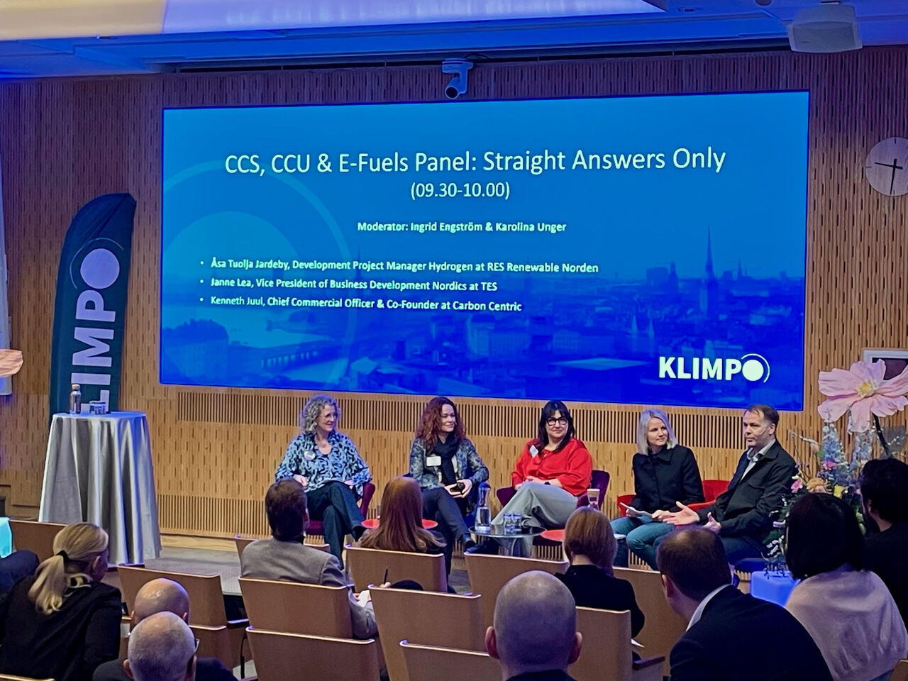 Panelsamtalen «CCS, CCU & E-Fuels: Straight Answers» med Kenneth Juul