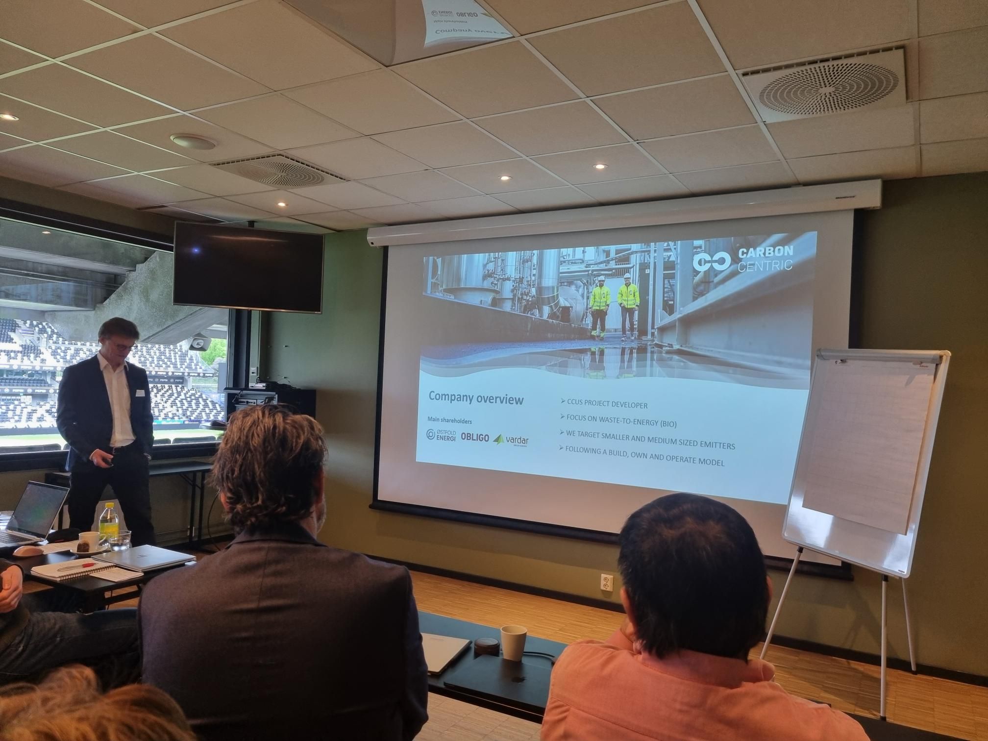 Arne Jakobsen presenterer på CO₂ Impact Workshop i Trondheim