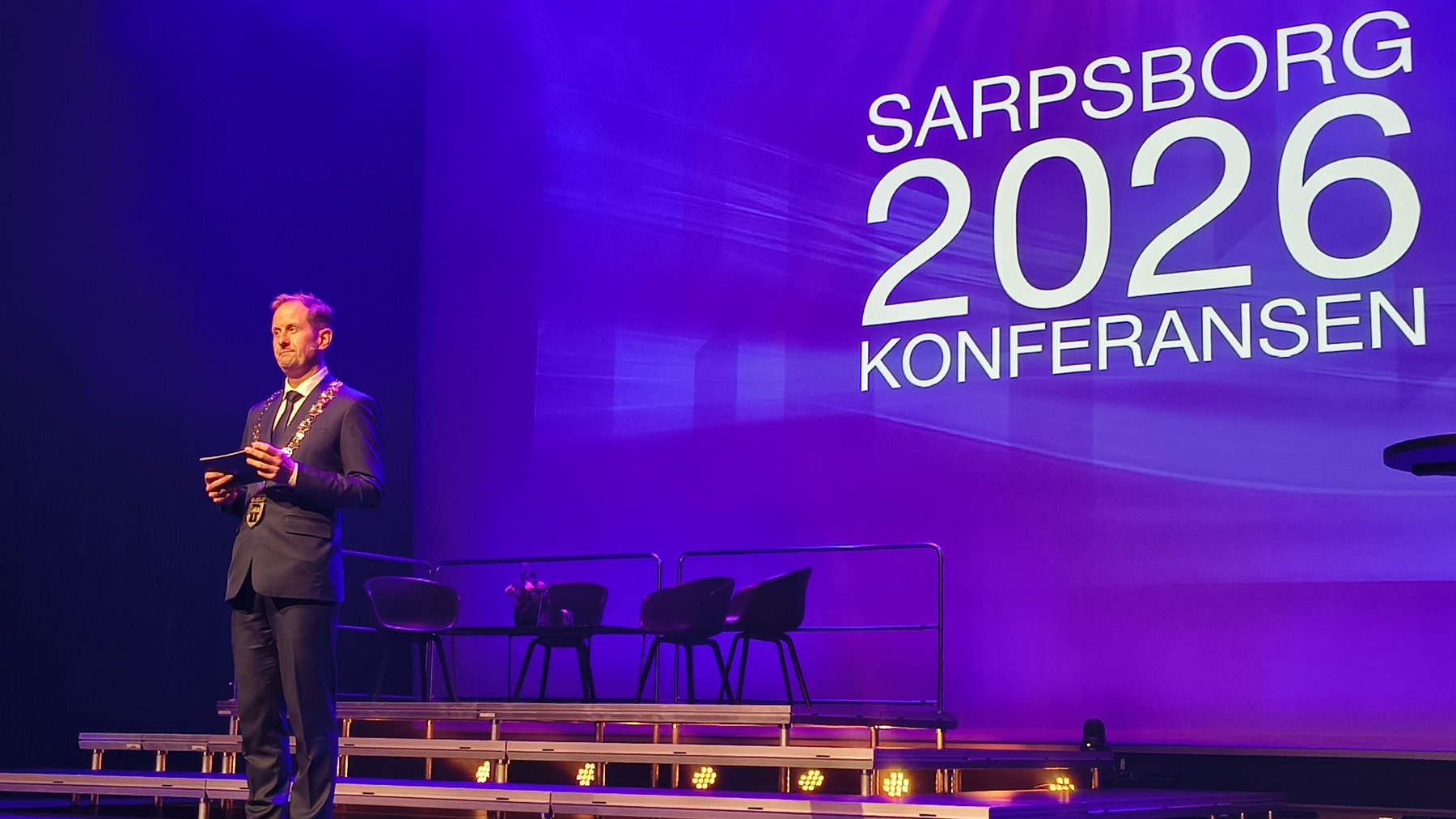 Ordfører Magnus Arnesen åpner Sarpsborgkonferansen 2026